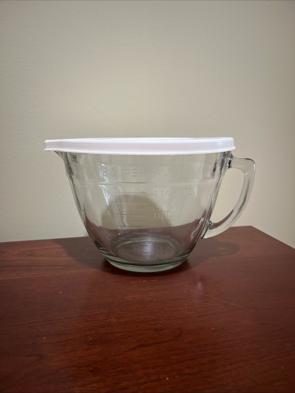 The Pampered Chef Classic Batter Bowl 8 Cup Glass